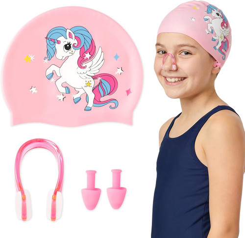 Badekappe kinder silikon - badekappe,