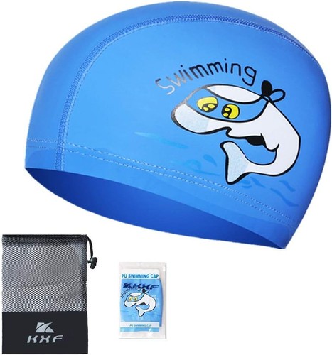 Kinder badekappe blau - kinder-badekappe,