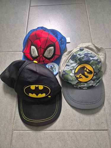 3er set kinder - caps, marvel