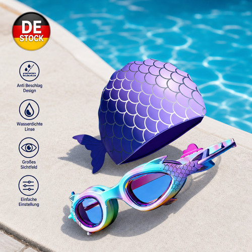 Kinder schwimmbrille set - kinder,